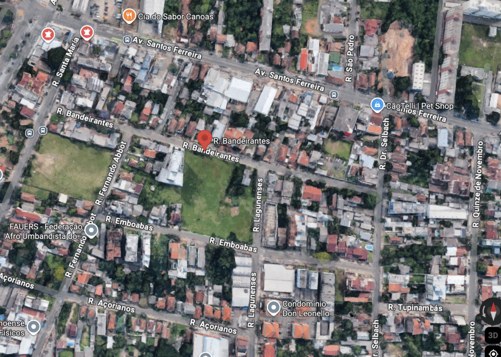 Open Bandeirantes - Open Rua Bandeirantes - Open Lagunenses - Open Fernando Abbot - Open Emboabas - Open Santa Maria - Open R. Santa Maria